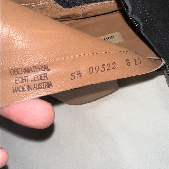 Paul Green Sante Suede Leather Western Ankle Booties Size 8 - Picture 7 of 10